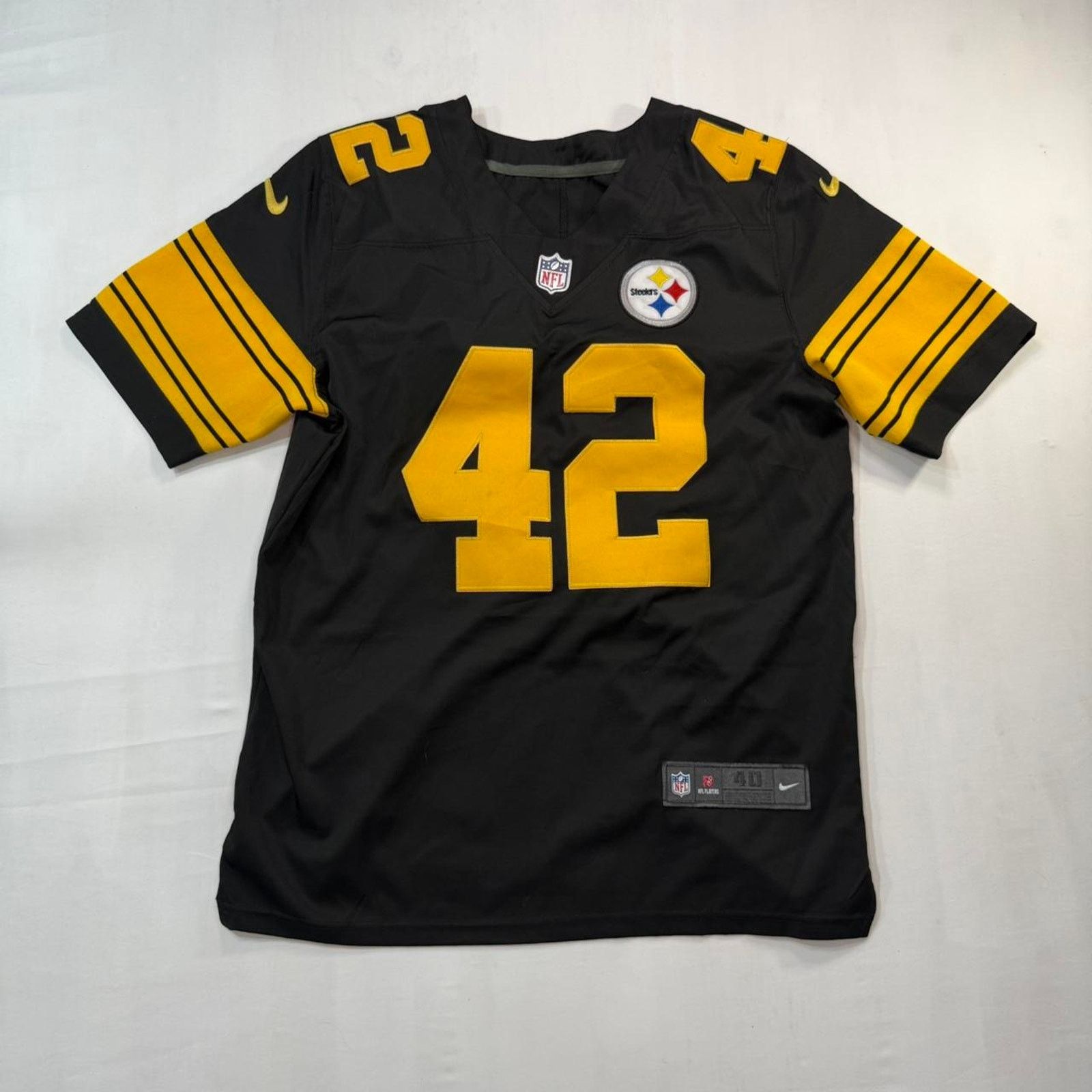 Nike Nike Pittsburgh Steelers black and yellow football jersey Size US L / EU 52-54 / 3 - 1 Thumbnail