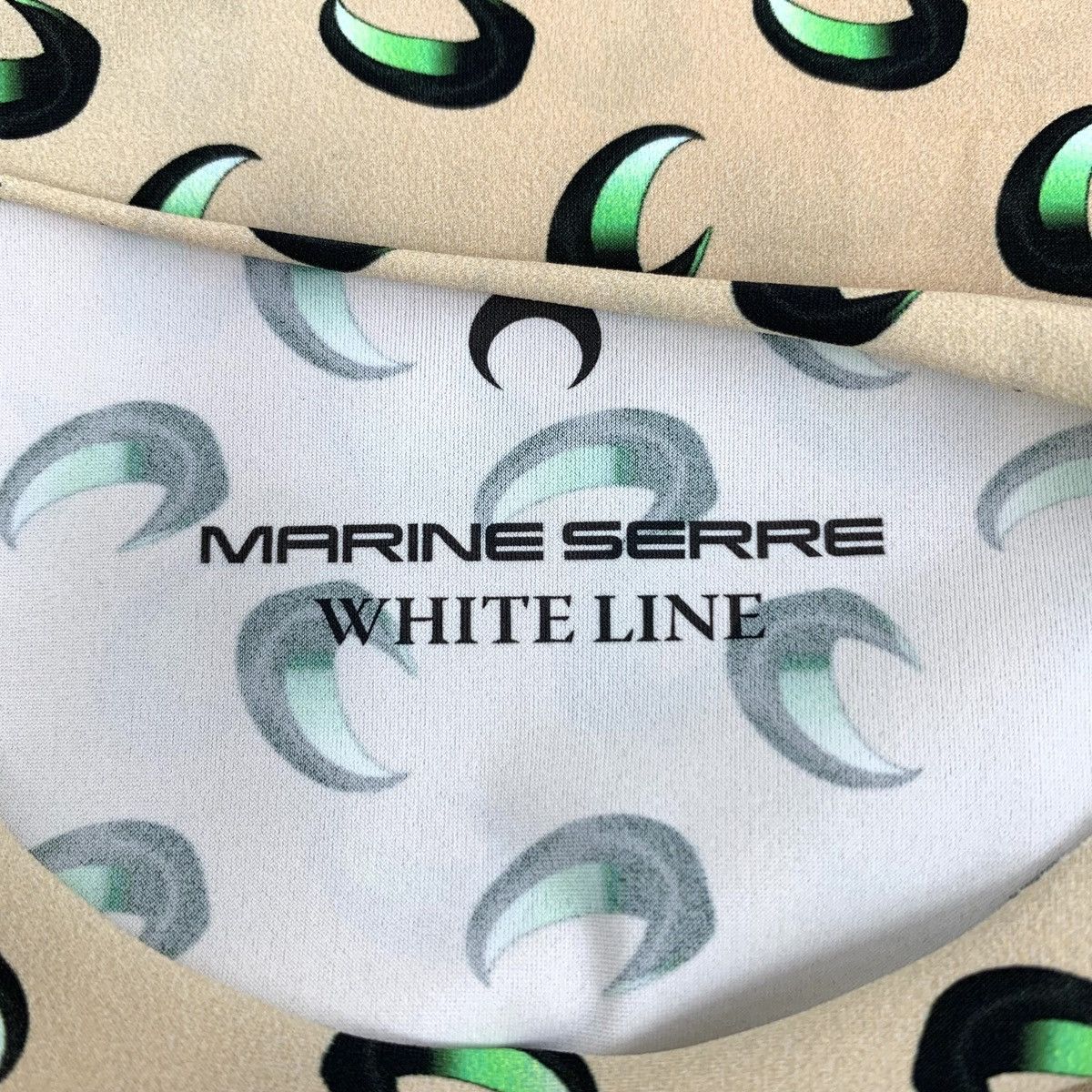 Marine Serre Marine Serre All-Over Moon Print Long Sleeve T-Shirt K26WX Size S / US 4 / IT 40 - 5 Thumbnail