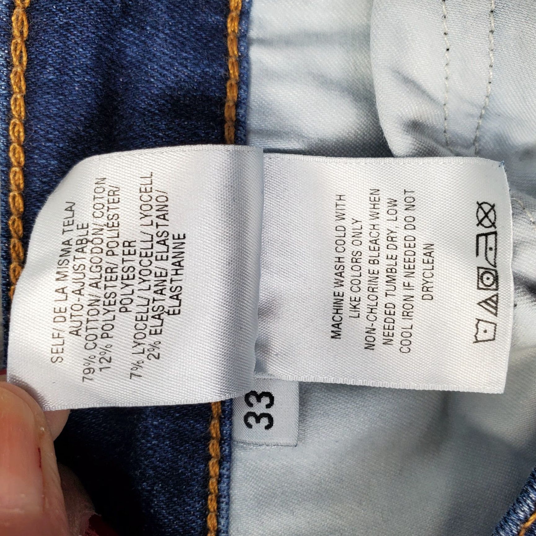 Hudson Hudson Womens 33 Blue Denim Stretch Super Skinny Jeans Mid Rise Slim Ankle 5-Pocket Denim Shirt? Size 24" / US 00 / IT 34 - 7 Thumbnail