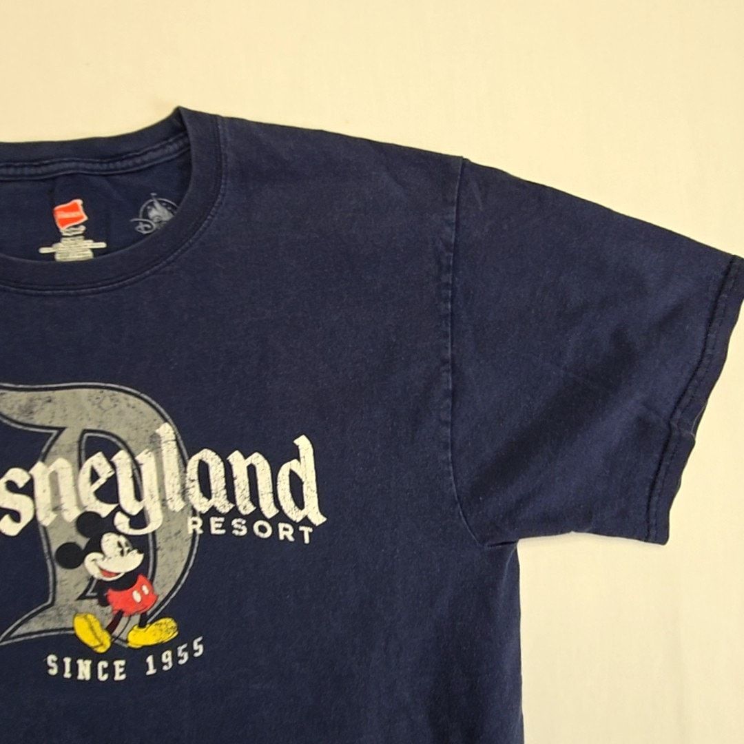 Hanes Disneyland Resort Mickey Mouse Shirt Blue M Graphic Tee Size US M / EU 48-50 / 2 - 5 Thumbnail
