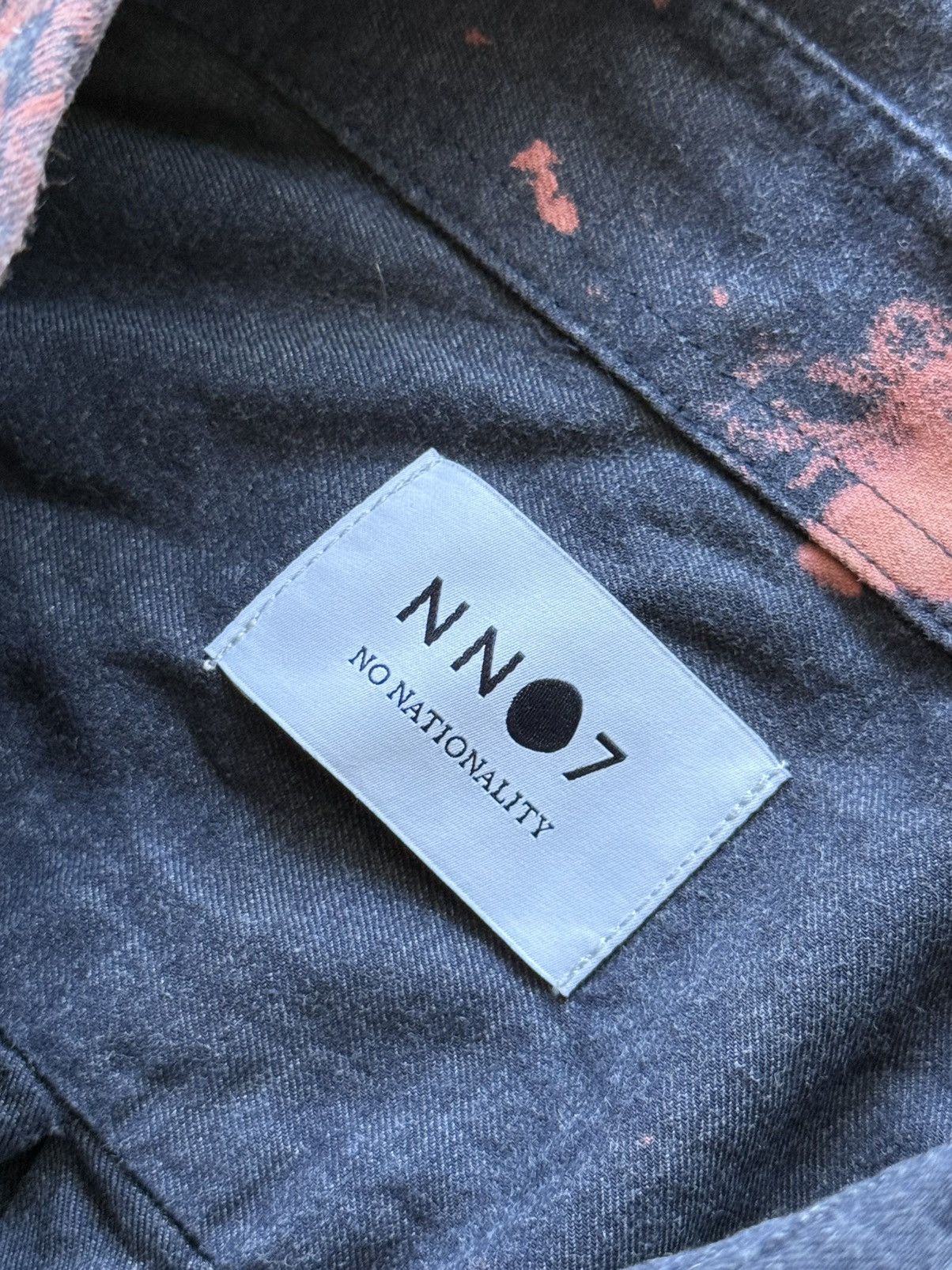 NN07 Nn07 No Nationality tie dye custom ls shirt Size US XL / EU 56 / 4 - 4 Thumbnail
