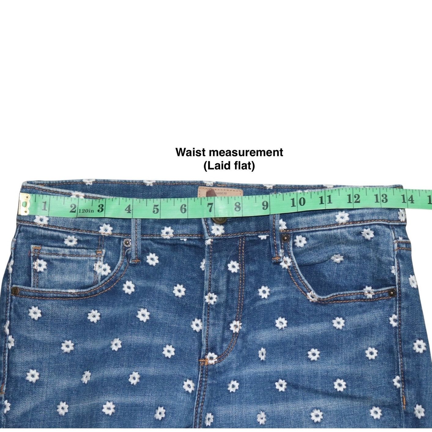 Designer Driftwood Jackie Embroidered Jeans Size 26 Size 26" / US 2 / IT 38 - 7 Thumbnail