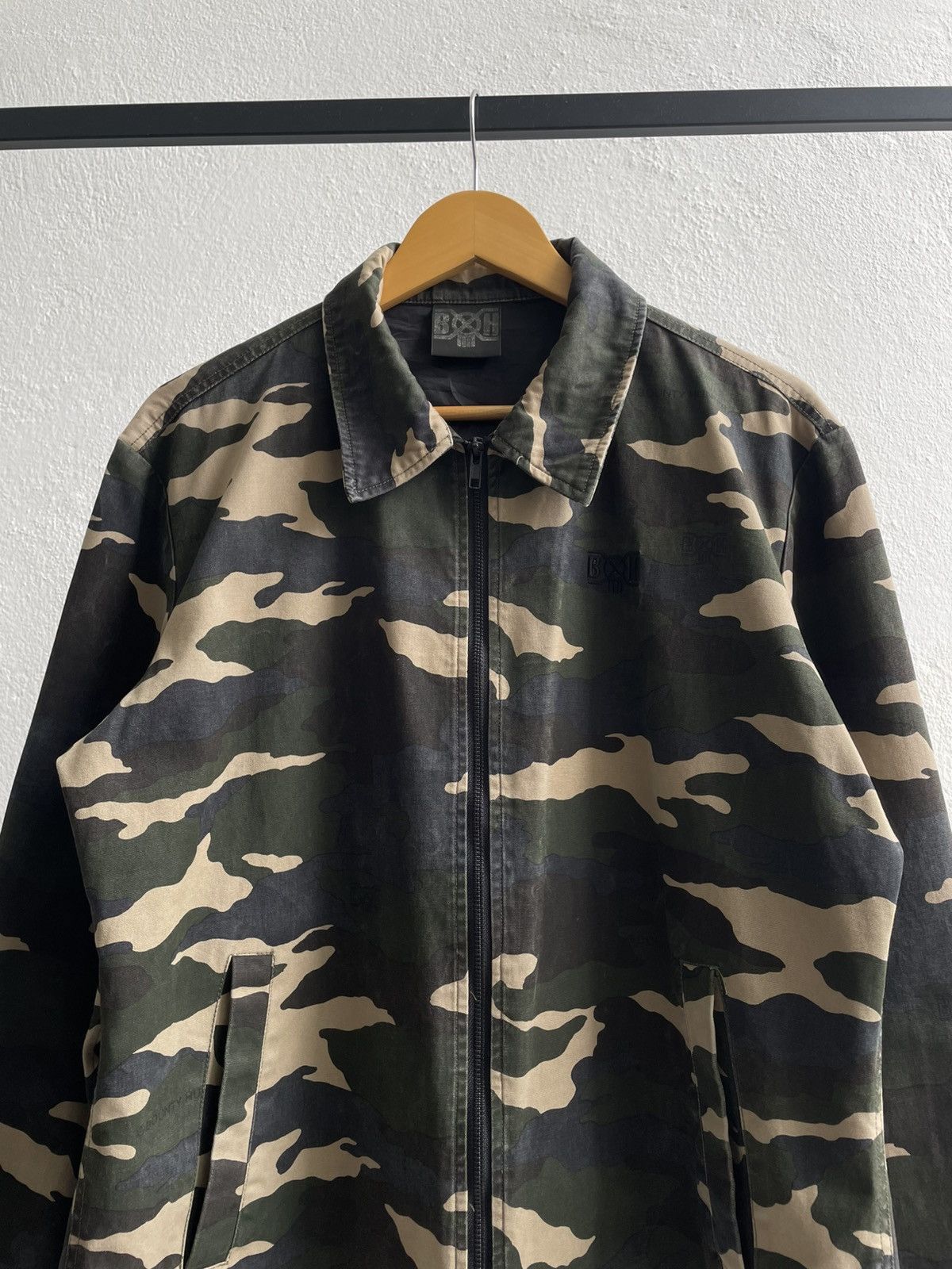 Bounty Hunter Vintage Bounty Hunter Camouflage Zipper Jacket Size US L / EU 52-54 / 3 - 3 Thumbnail