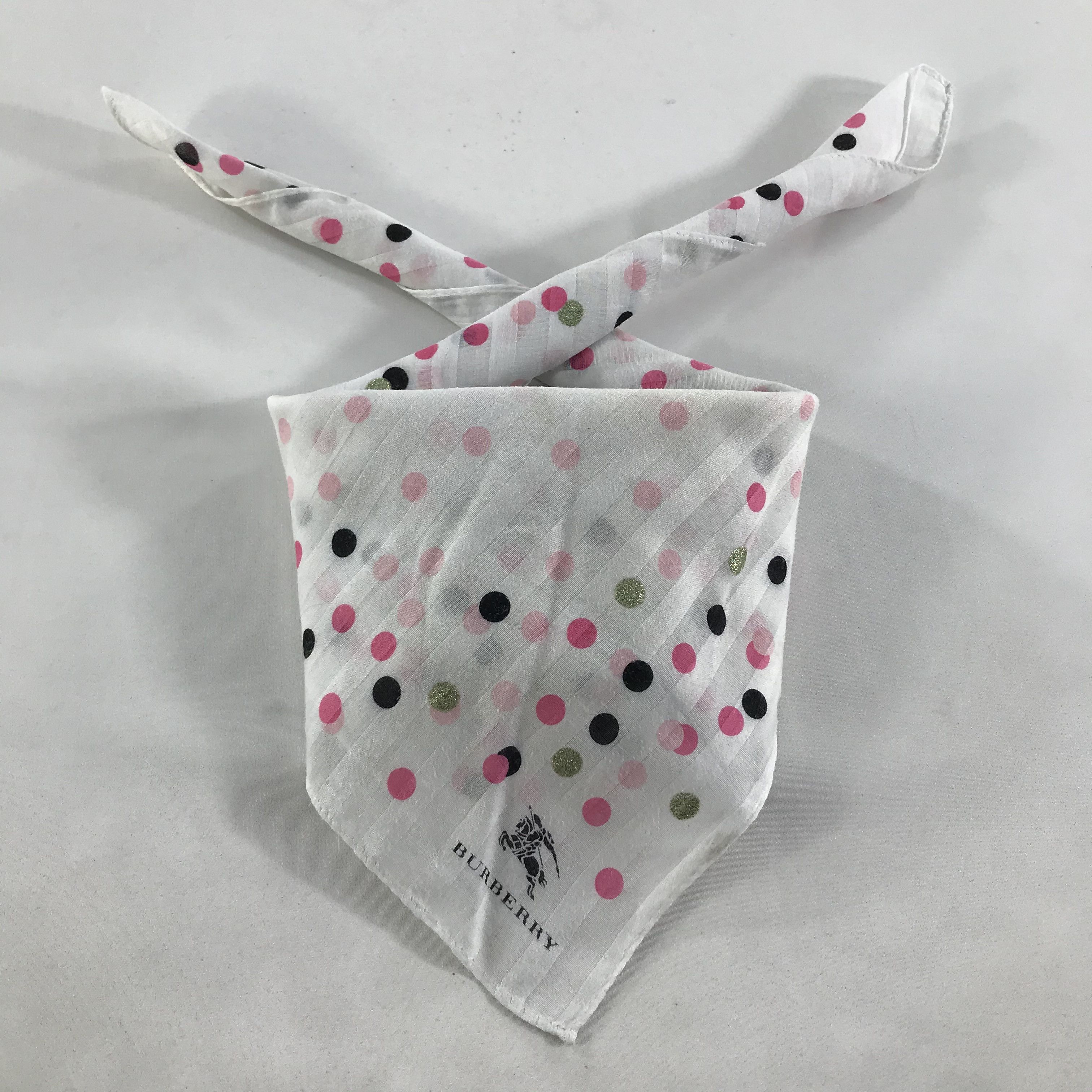 Burberry × Vintage Burberry Bandana / Handkerchief / Neckerchief - S1714 Size ONE SIZE - 3 Thumbnail