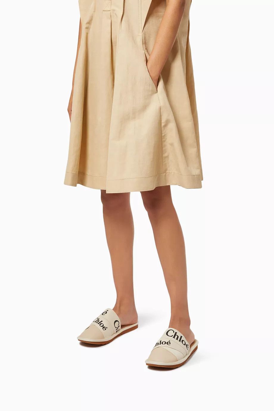 Chloe o1y0825 Slides And Slippers in Cream Size US 6 / IT 36 - 6 Thumbnail