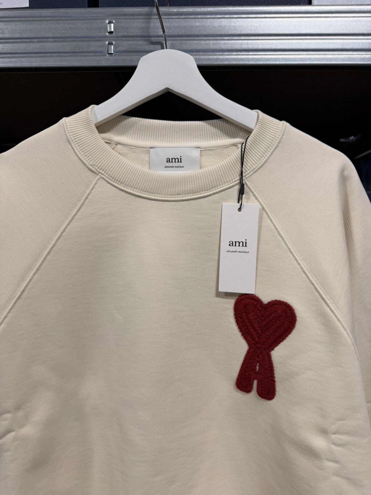 AMI Ami Paris Big Heart Sweatshirt NEW 500$ Size US XL / EU 56 / 4 - 2 Thumbnail