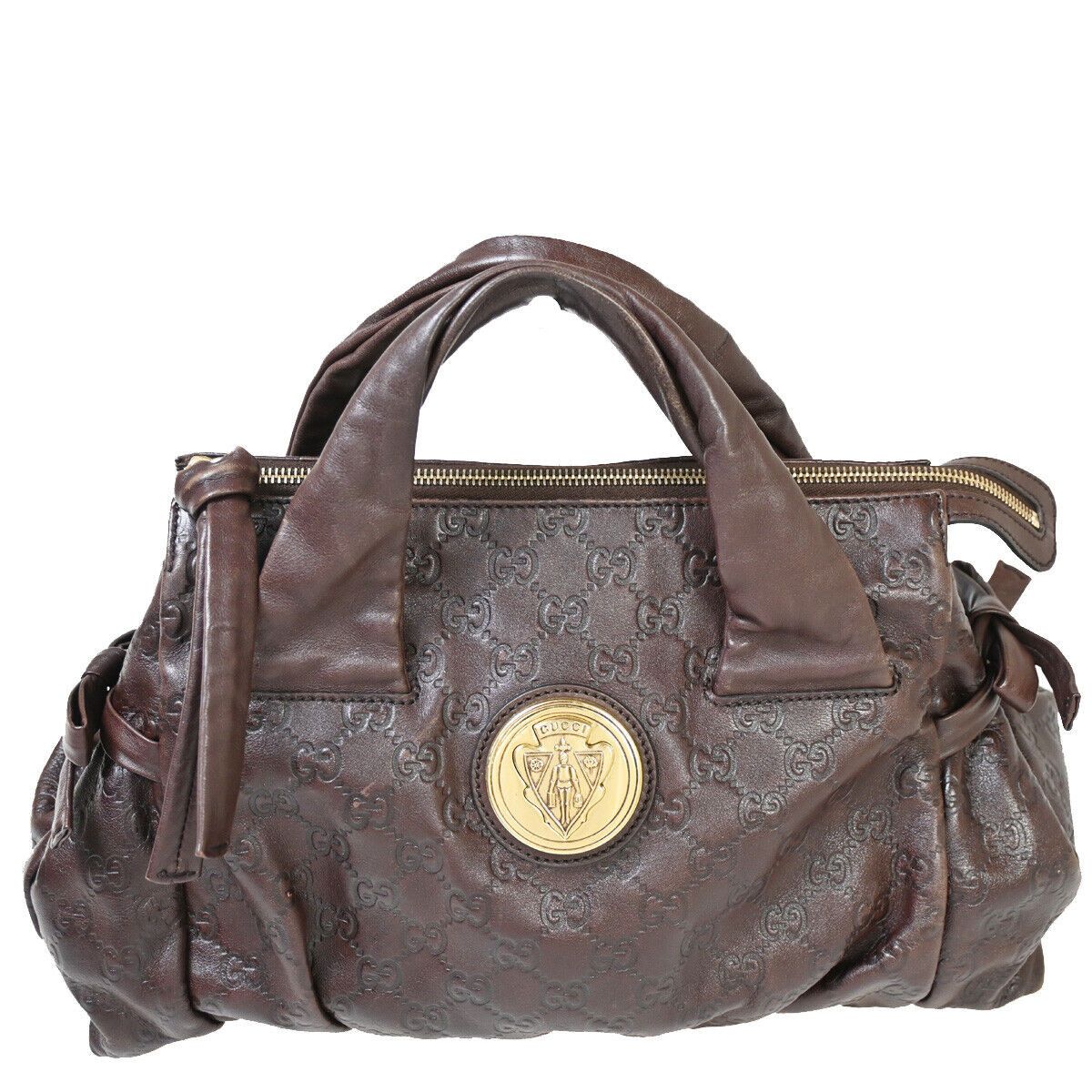 Gucci Hysteria Brown Leather Handbag (Pre-Owned) Size ONE SIZE - 1 Thumbnail