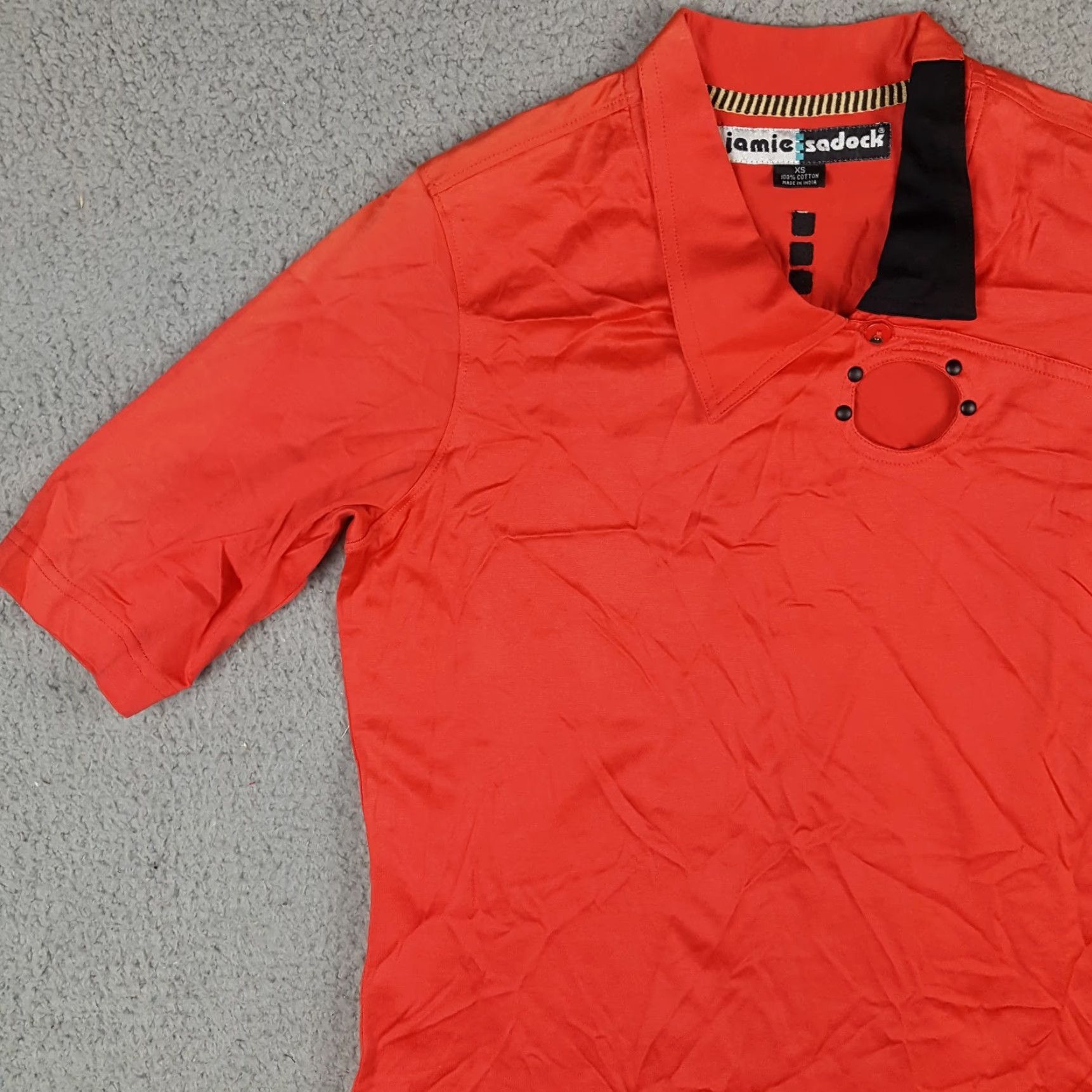Vintage VINTAGE Jamie Sadock Polo Shirt Women's XS Button Collar Golf Polo Shirt Size XS / US 0-2 / IT 36-38 - 3 Thumbnail