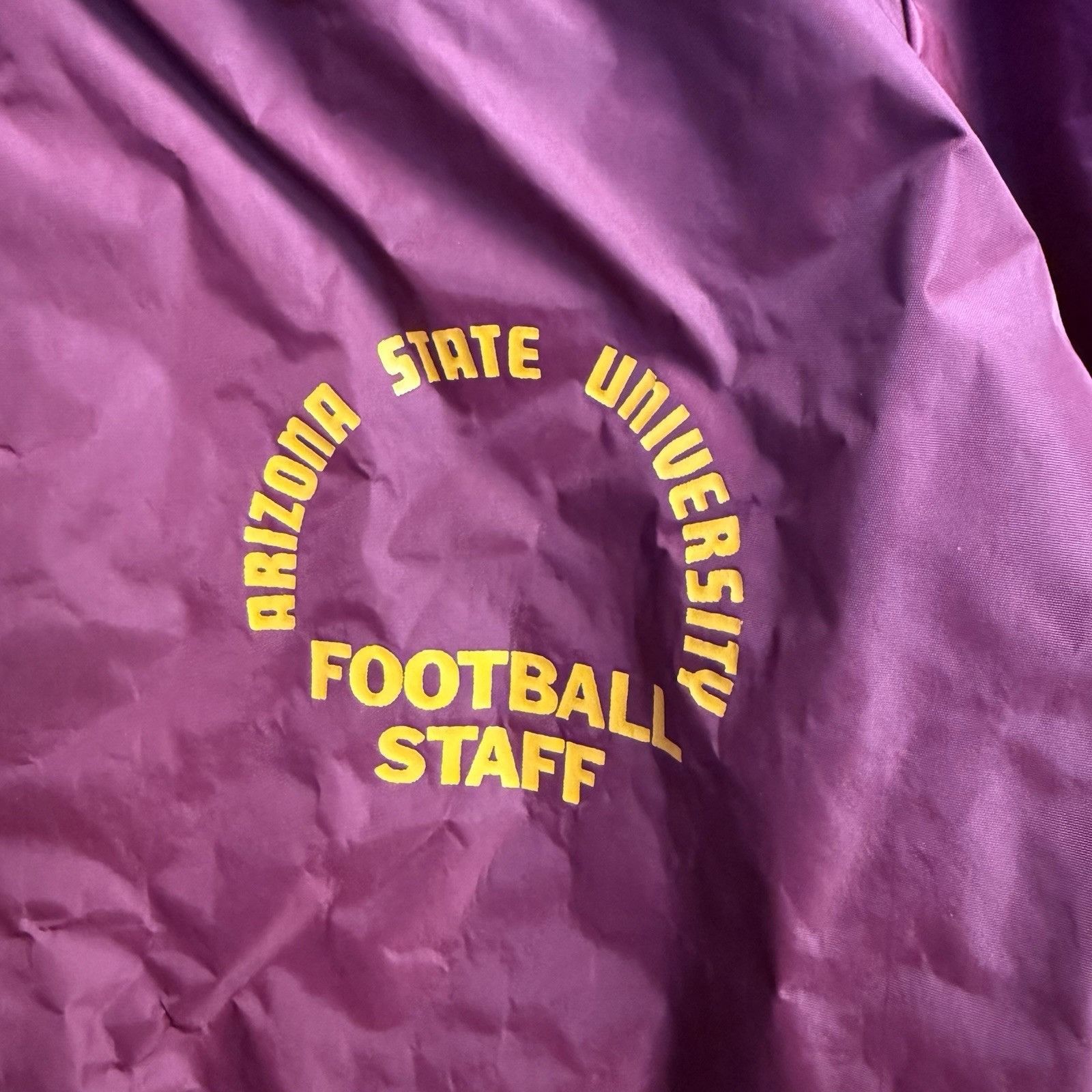 Vintage Vintage 80s Arizona State University Football Staff Jacket M Size US XXL / EU 58 / 5 - 3 Thumbnail