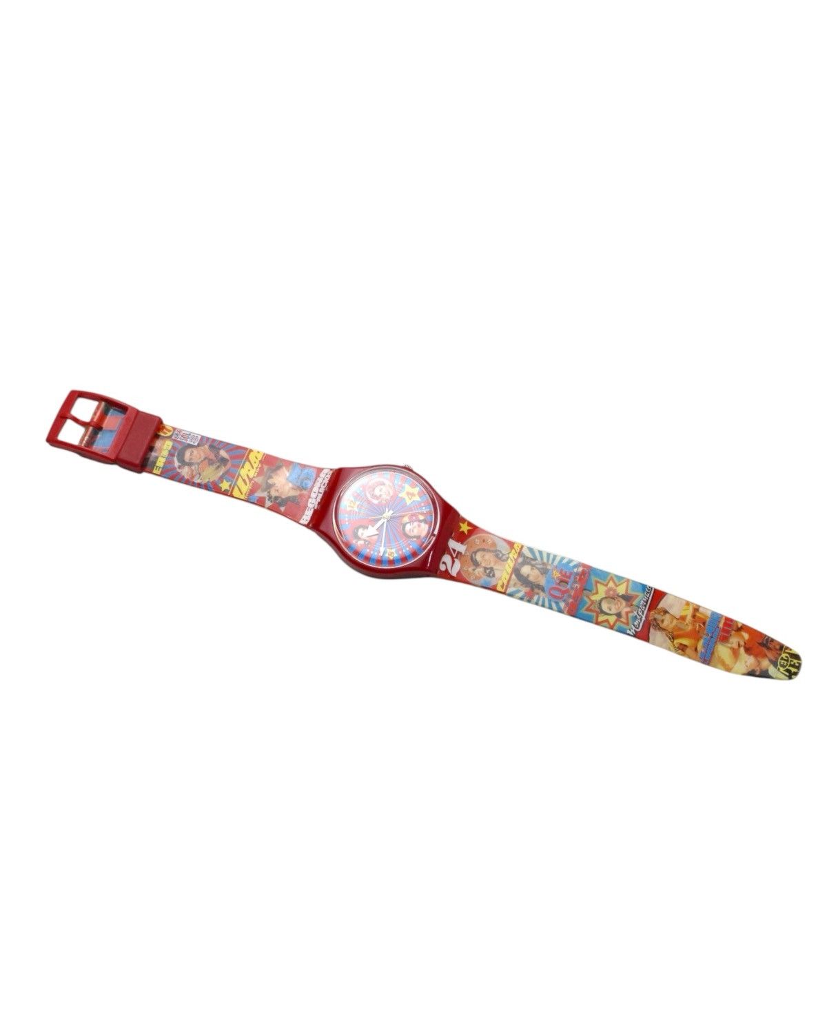 Hysteric Glamour 1998 SWATCH GENT LATINAS GR137 POP ART RED WATCH Size ONE SIZE - 7 Thumbnail
