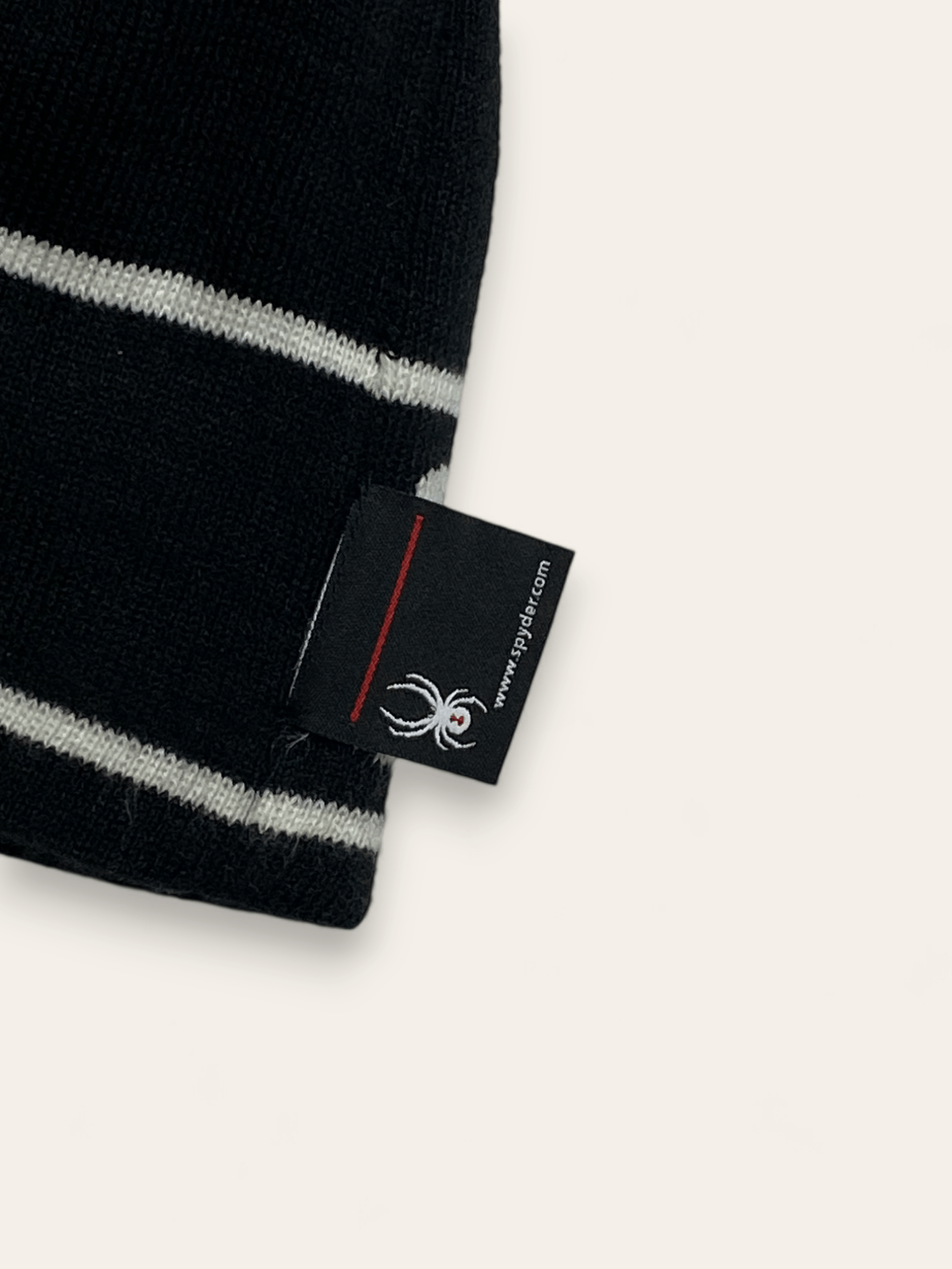 Spyder Vintage SPYDER Black Big Logo Reversible Beanie Warm Y2k Size ONE SIZE - 5 Thumbnail