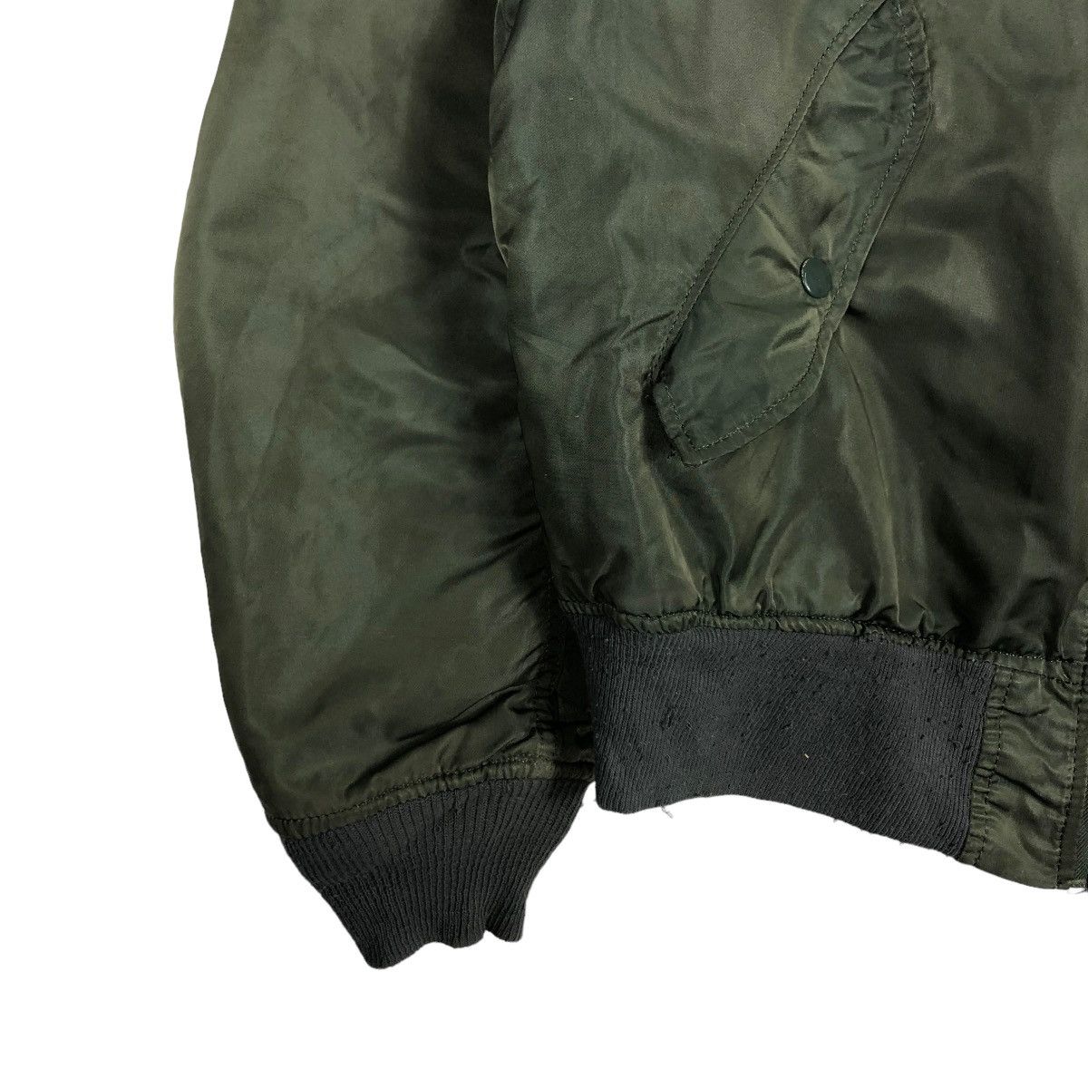 Alpha Industries 🔥 1970s VINTAGE RIOT RIOT ALPHA BOMBER JACKET MADE IN USA Size US M / EU 48-50 / 2 - 4 Thumbnail