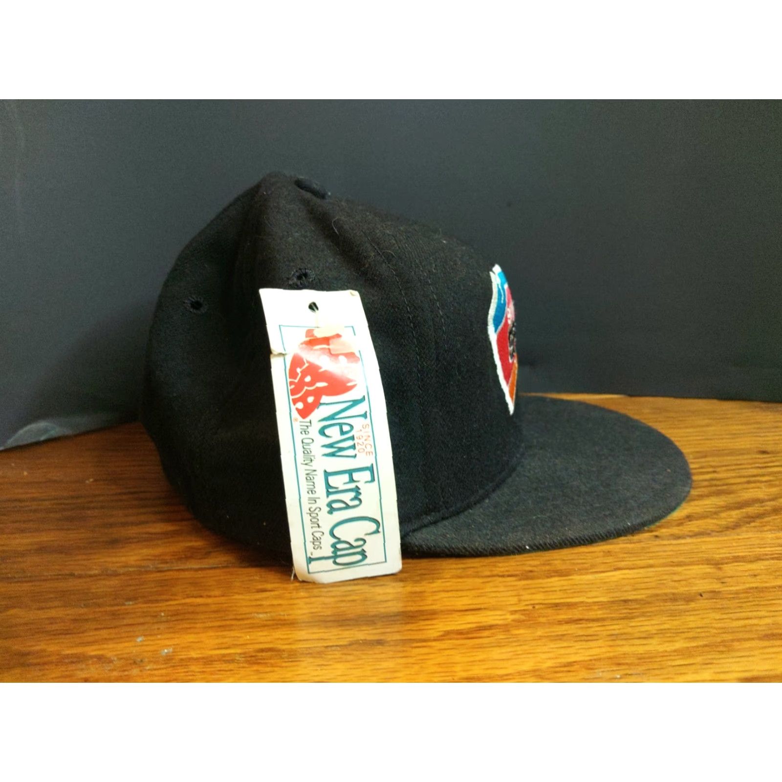 New Era VINTAGE San Antonio Spurs New Era Official NBA Hat 6 7/8 NWT USA Black Wool Twill 90s Mens Baseball Cap USA Spurs 90s Size ONE SIZE - 6 Thumbnail