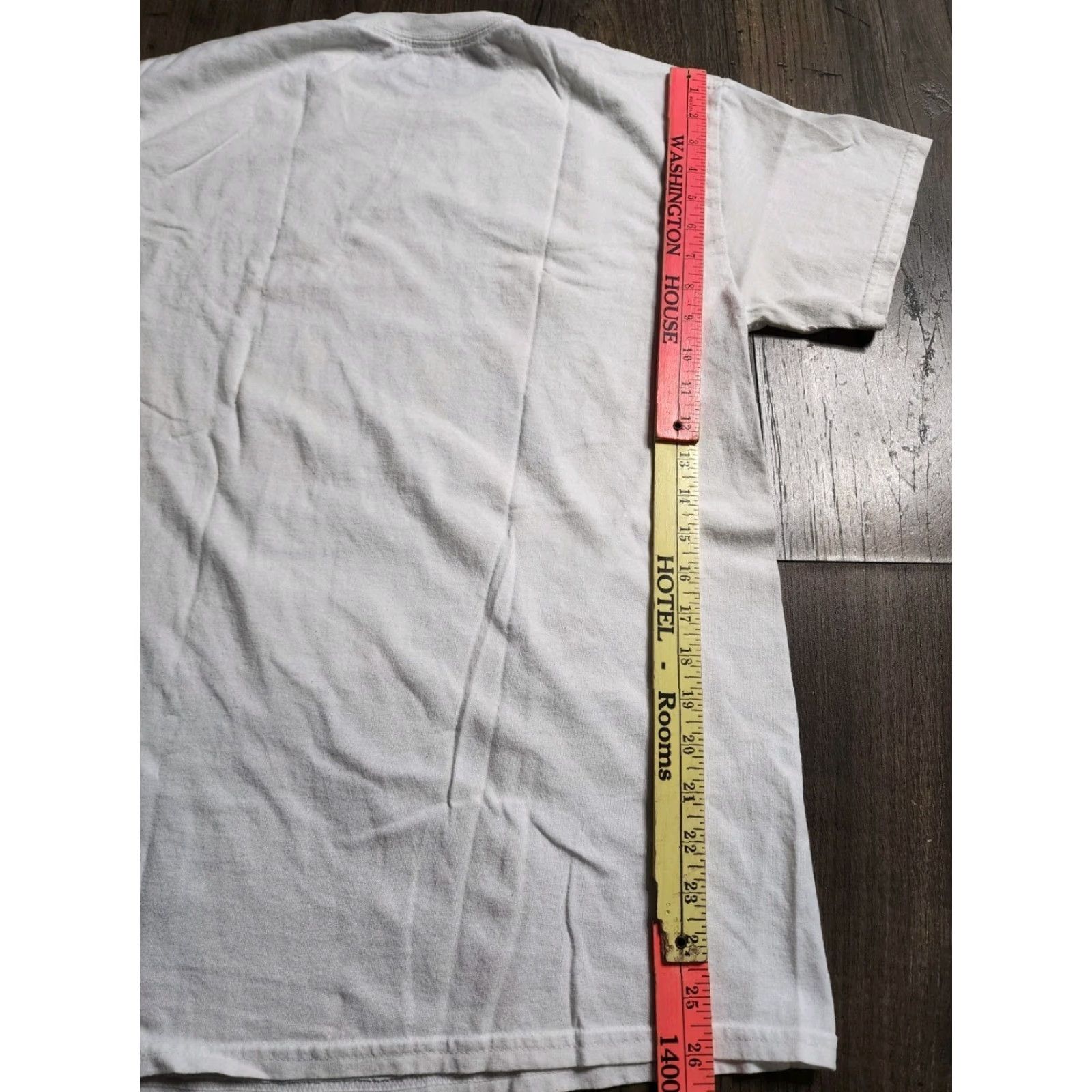 RHODE VINTAGE Steven Rhodes T-Shirt Mens M Distressed Horror Bohemian 60s 70s Logo Graphic White Size US M / EU 48-50 / 2 - 2 Thumbnail