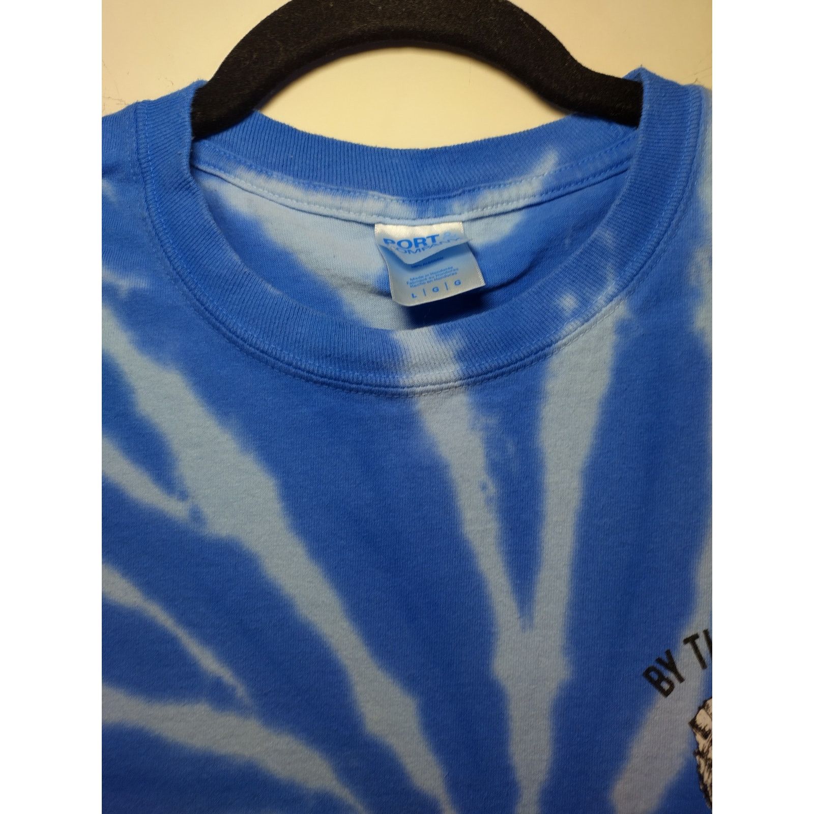 Port Authority Port & Company Mens Long Sleeve T-Shirt Crewneck Tee Blue Size US L / EU 52-54 / 3 - 5 Thumbnail