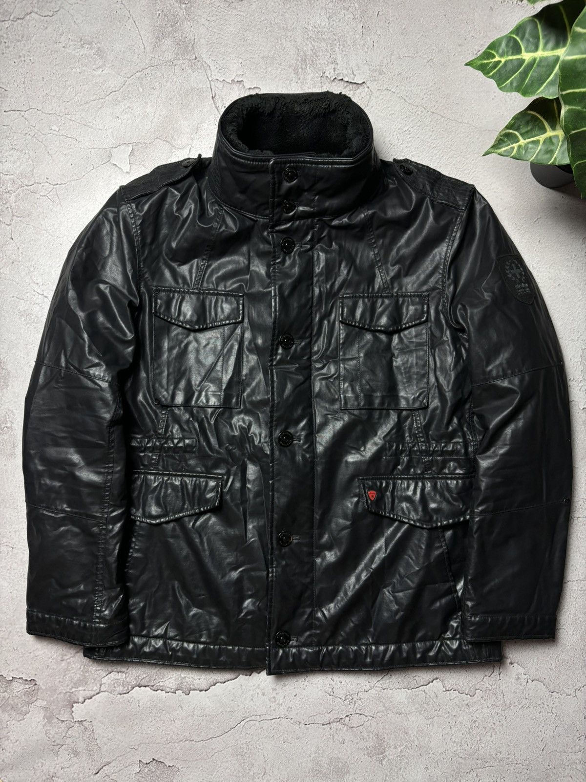 Strellson STRELLSON Mens Swiss Cross Revival-W Warm Black Jacket Size US L / EU 52-54 / 3 - 1 Thumbnail