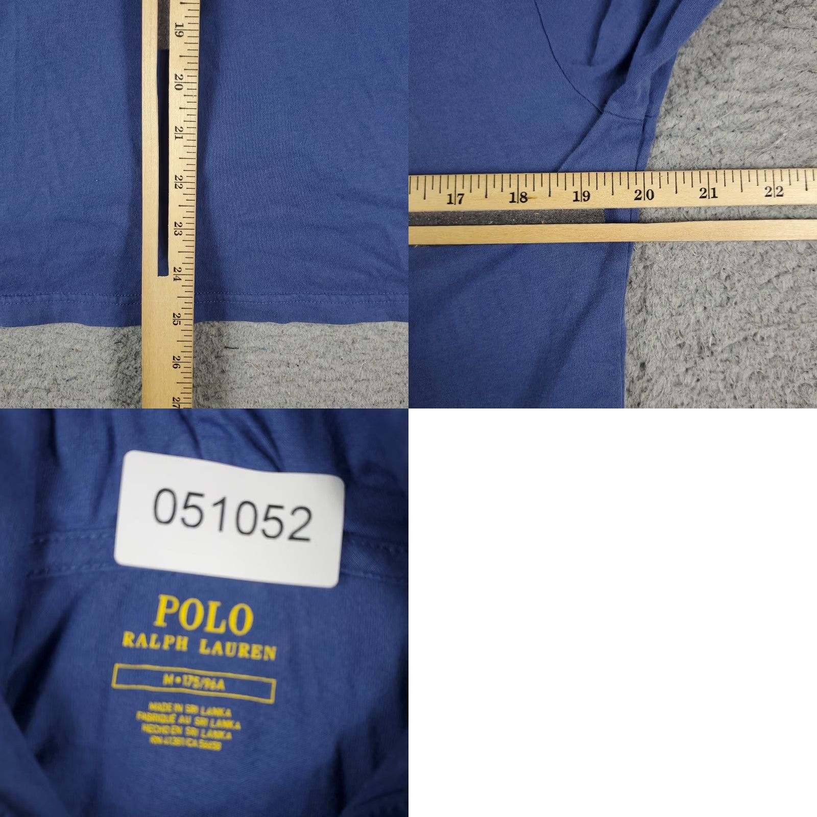 Ralph Lauren Ralph Lauren Shirt Mens M Blue Pony Logo Hooded Long Sleeve Pullover Mock Neck Cotton Woven All Seasons Classic Modern Outdoor Size US M / EU 48-50 / 2 - 8 Thumbnail