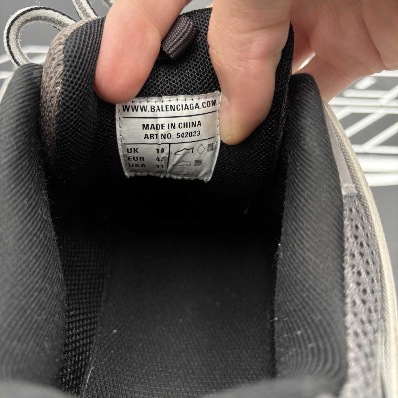 Balenciaga Balenciaga Track Sneaker ' Silver, Grey ' | GREAT COND! Size US 11 / EU 44 - 20 Thumbnail
