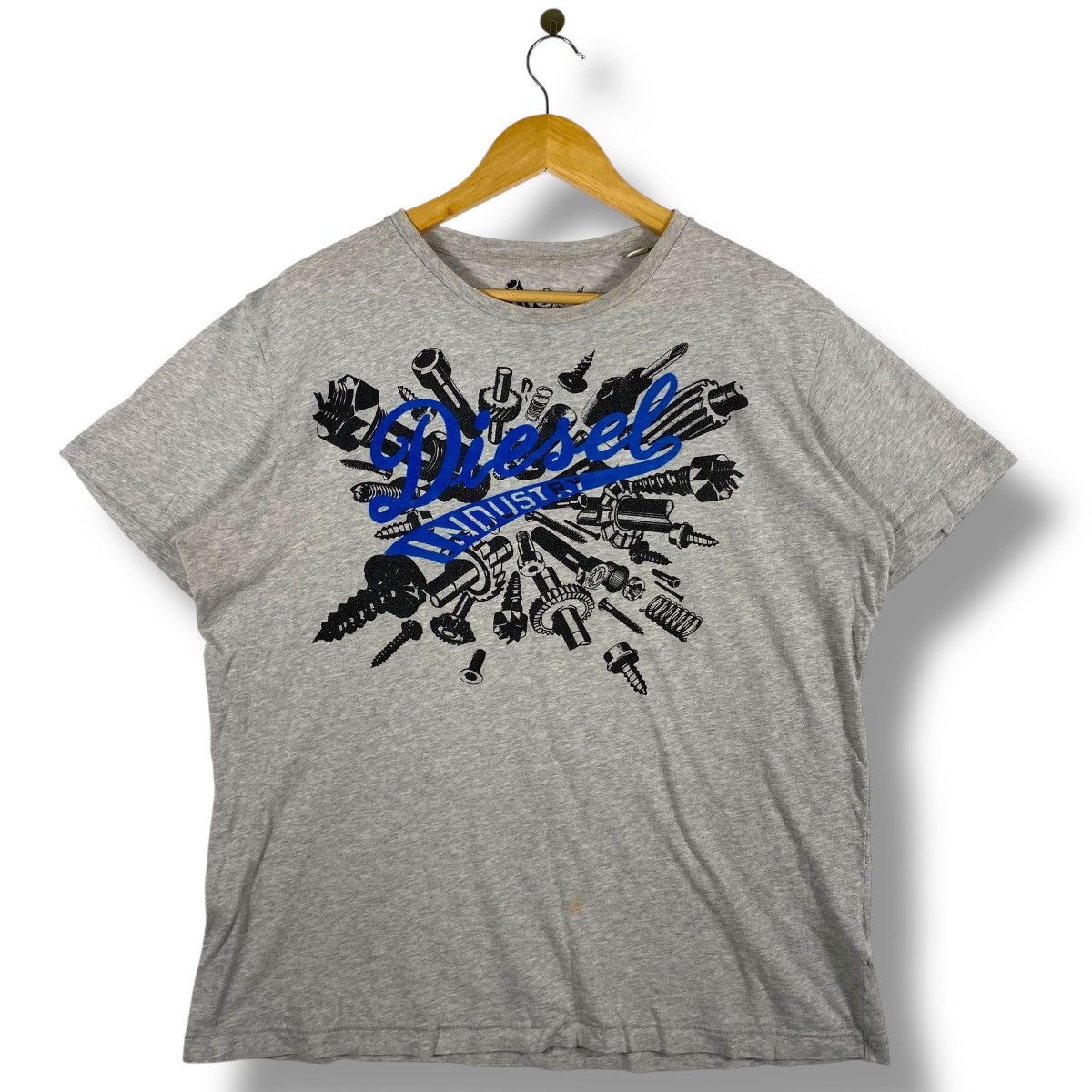 Diesel DIESEL Industry Components Graphic Tee Shirt Extra Large Size US XL / EU 56 / 4 - 1 Thumbnail