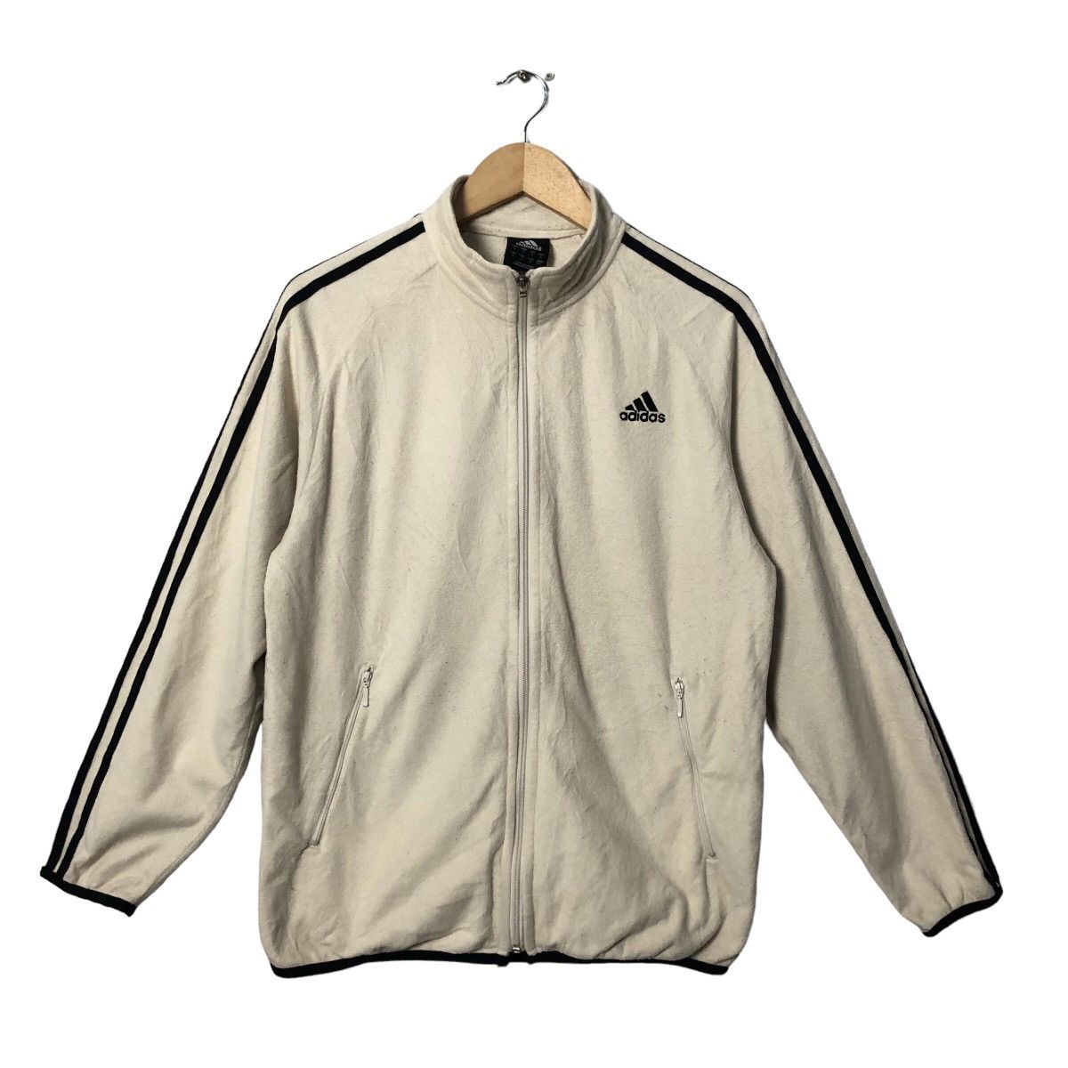 Vintage Vintage Adidas Small Logo Zipper Ups Jacket Size US M / EU 48-50 / 2 - 1 Thumbnail