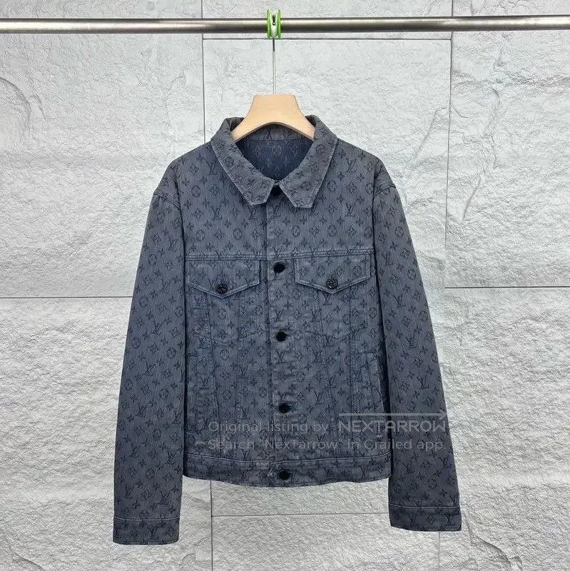 Louis Vuitton Louis Vuitton Blue Denim Jacket for Men . Size US XL / EU 56 / 4 - 1 Thumbnail