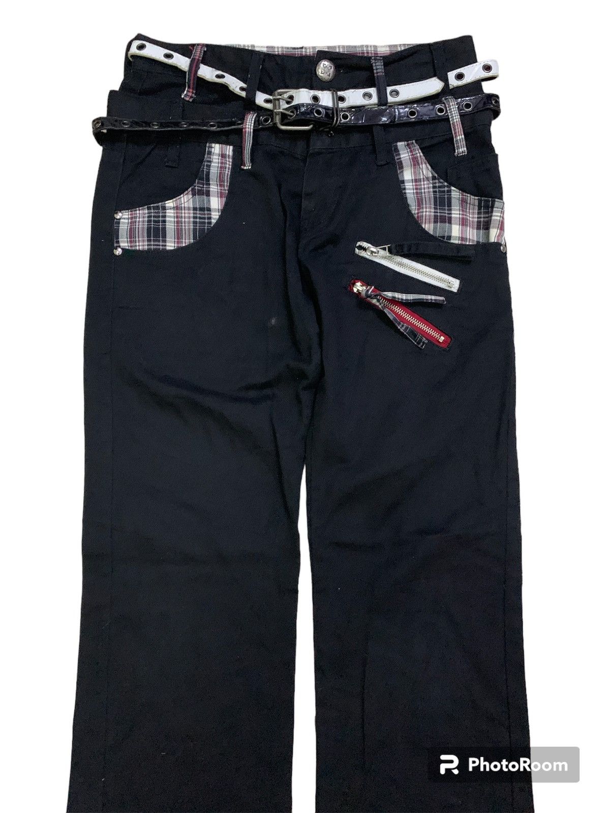 Japanese Brand 💥Vintage Japanese Doublefocus Double Waist Pant Size US 28 / EU 44 - 2 Thumbnail