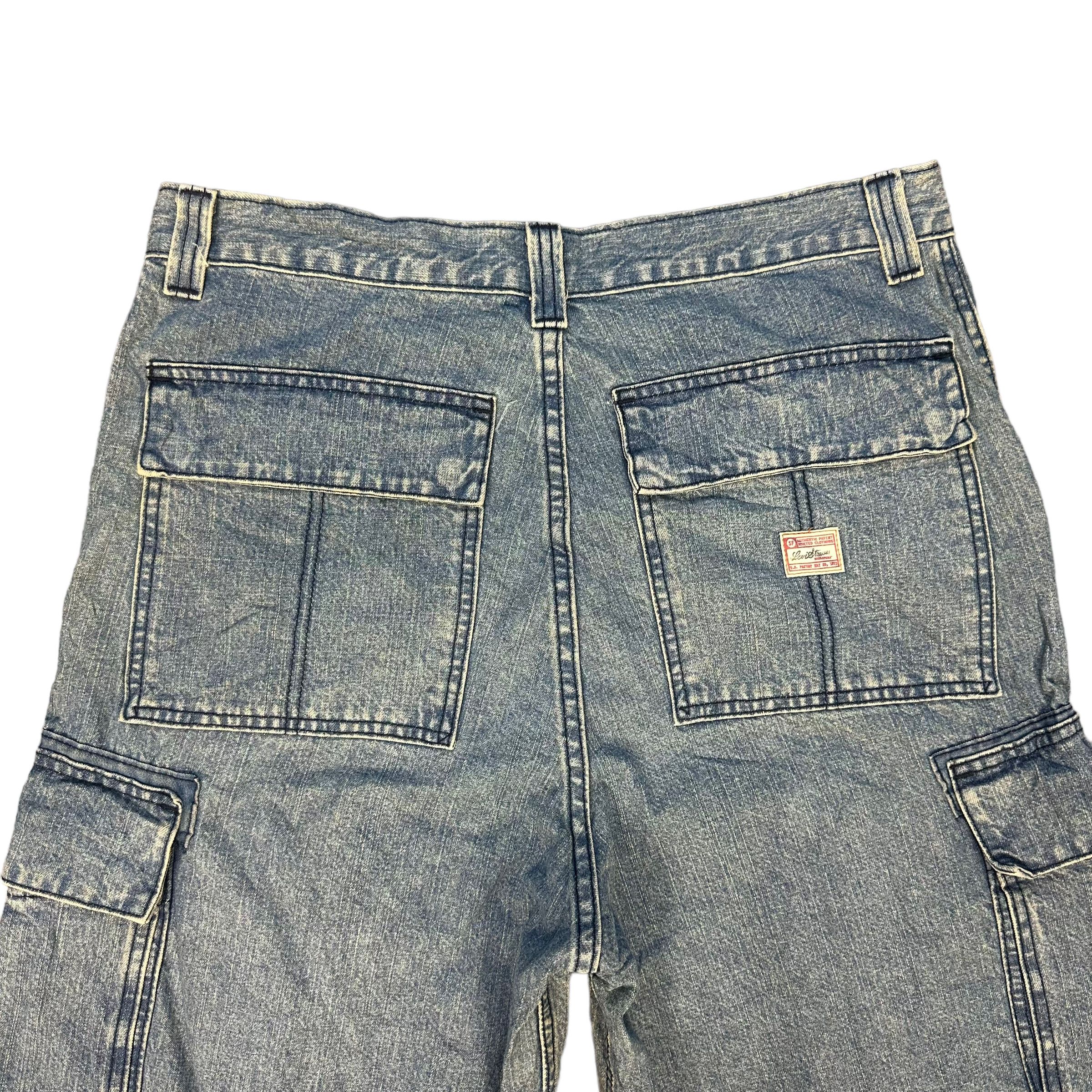 Levi's LEVIS STRAUSS SIGNATURE CARGO DENIM SHORTS #8412-008 Size US 32 / EU 48 - 12 Thumbnail