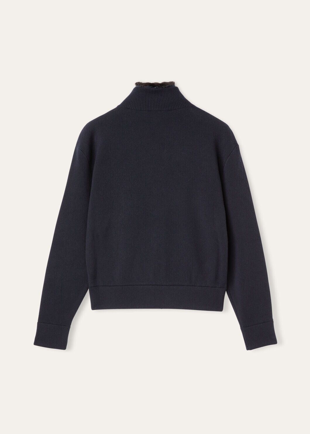 Loro Piana o1w1db10125 FAN7130 Ivrea Bomber Jacket in Navy Blue Size US L / EU 52-54 / 3 - 6 Thumbnail