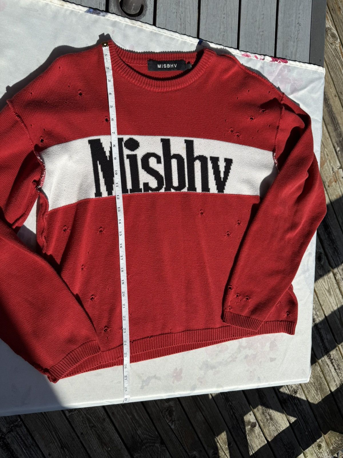 Misbhv Misbhv Marlboro Red Sweater Size US L / EU 52-54 / 3 - 2 Thumbnail
