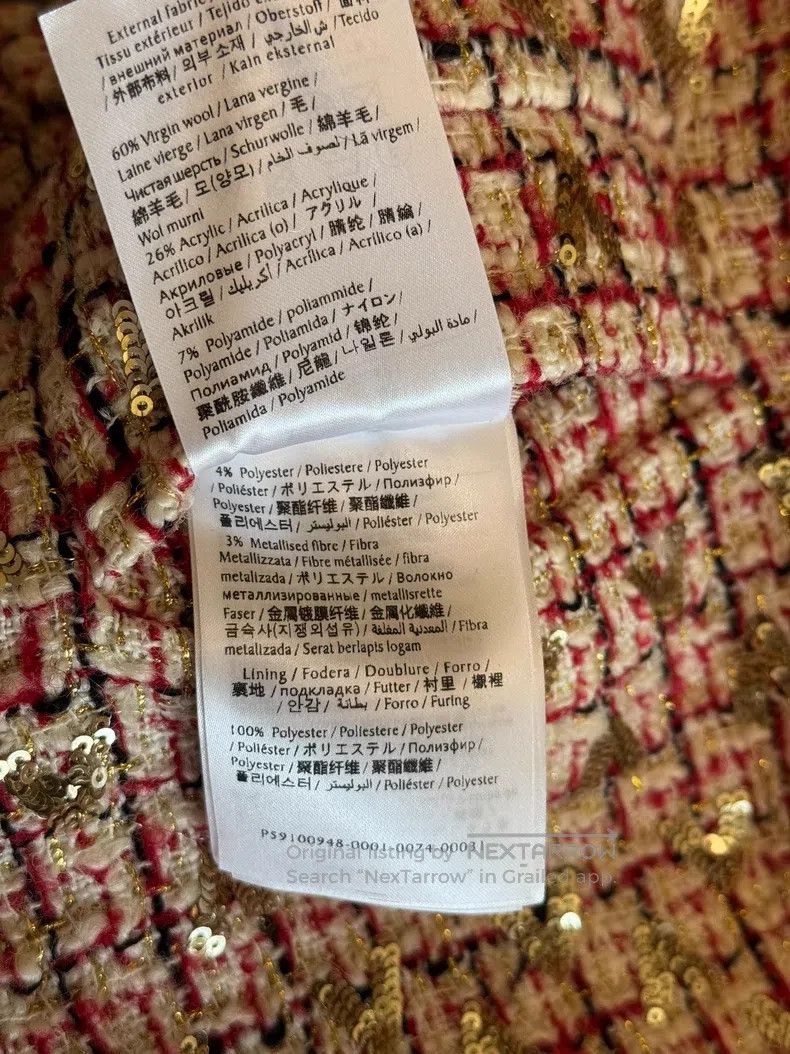Valentino Valentino Tweed sequin embroidered coat Size XS / US 0-2 / IT 36-38 - 8 Thumbnail