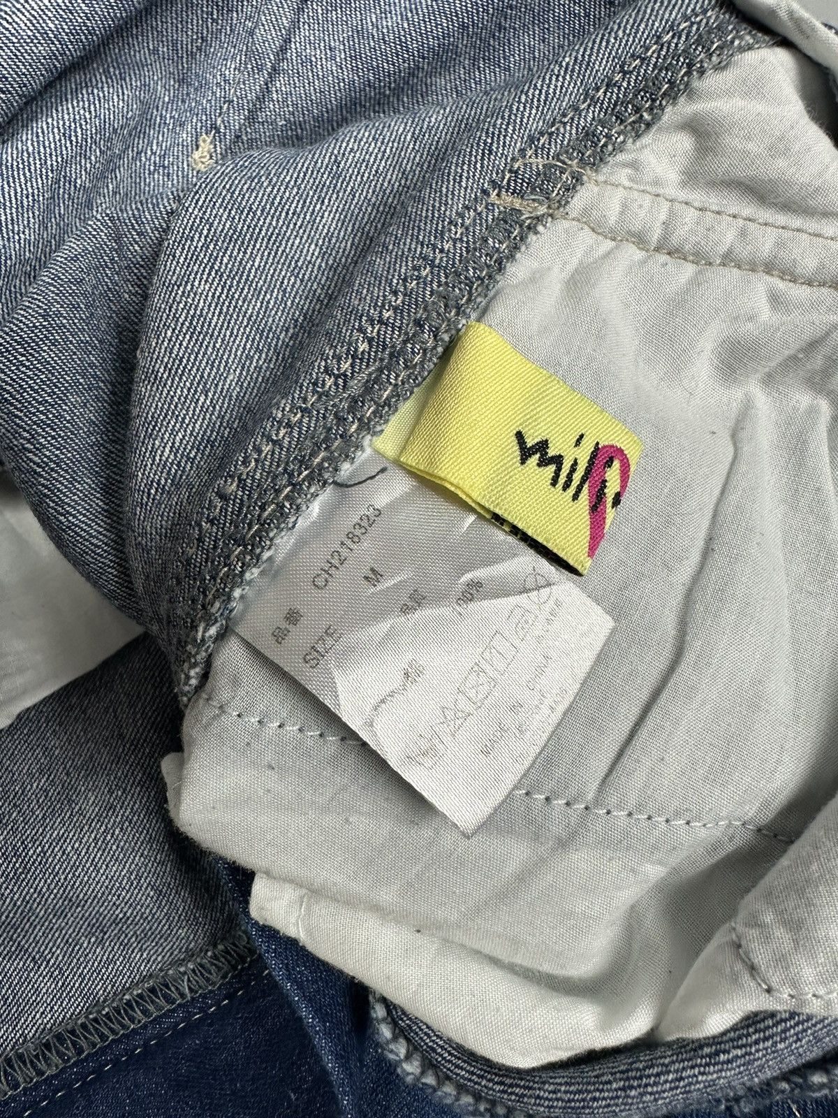 If Six Was Nine × Le Grande Bleu (L.G.B.) Vintage Mili Mili Baggy Multi Pocket Jeans Size US 30 / EU 46 - 11 Thumbnail
