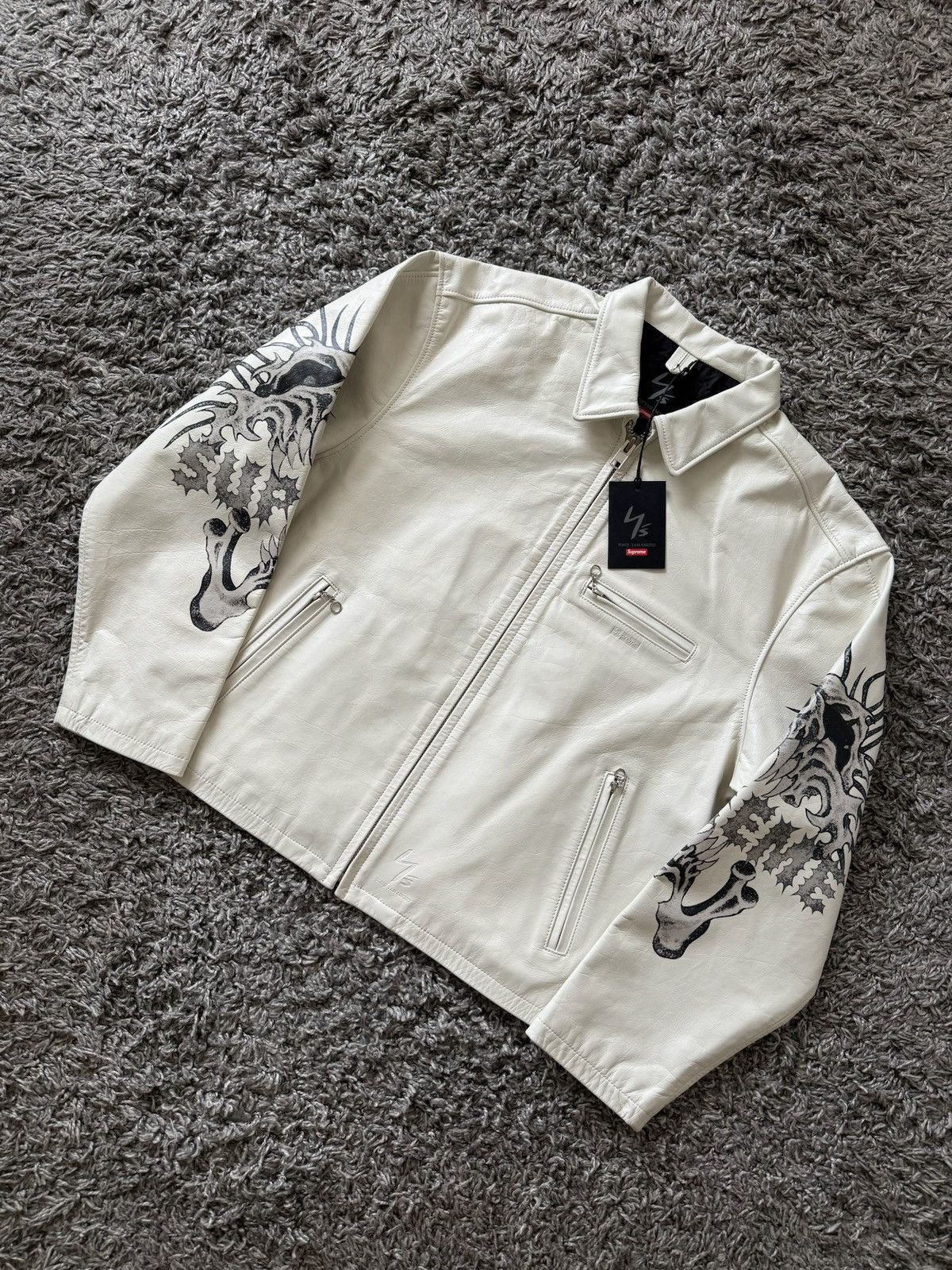 Supreme × Yohji Yamamoto Supreme X Yohji Yamamoto Leather Jacket Size US M / EU 48-50 / 2 - 1 Thumbnail
