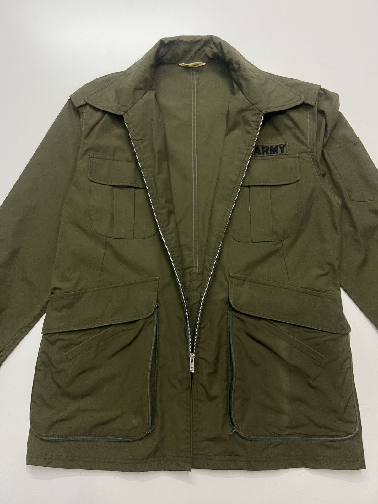 Vintage VINTAGE US ARMY ZIPPER JACKET Size US L / EU 52-54 / 3 - 5 Thumbnail