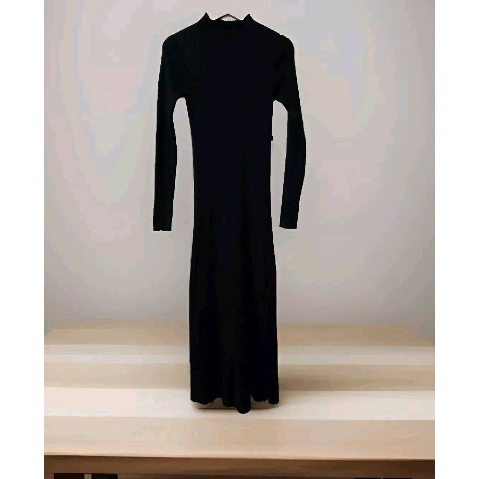 Other ASTR Abilene Long Sleeve Turtleneck Long Dress Medium Ribbed Size M / US 6-8 / IT 42-44 - 10 Thumbnail