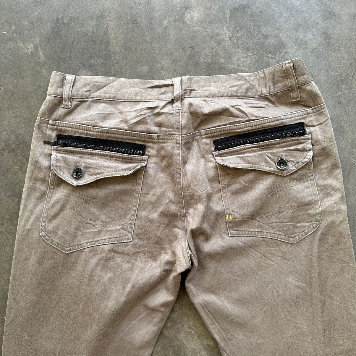 Japanese Brand Distressed Semantic Design Multipocket Zipper Trouser Pant Size US 33 - 12 Thumbnail