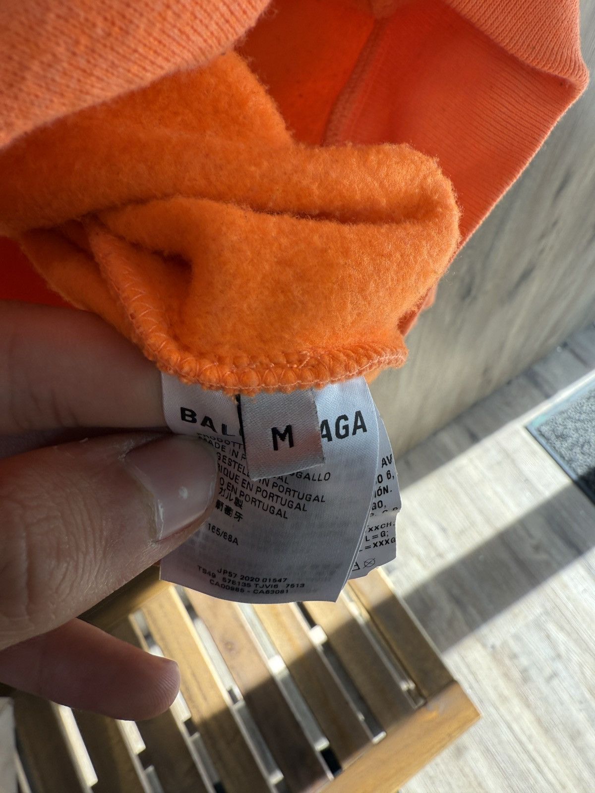 Balenciaga Balenciaga Orange Hoodie Size US M / EU 48-50 / 2 - 6 Thumbnail