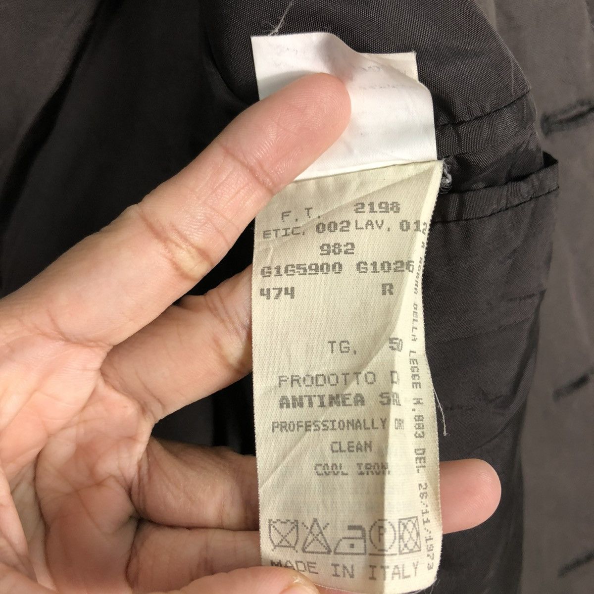 Emporio Armani 🔥VINTAGE CHORE JACKET EMPORIA ARMANI MADE IN ITALY Y COLLAR Size US M / EU 48-50 / 2 - 22 Thumbnail