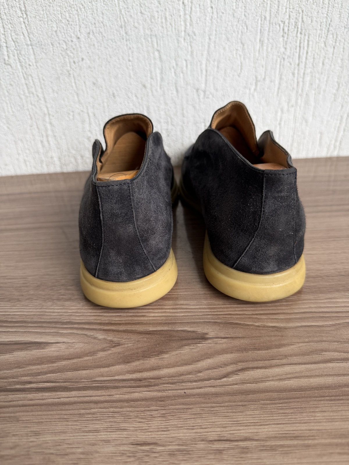 Loro Piana Suede open walk loafers Size US 7 / EU 40 - 14 Thumbnail