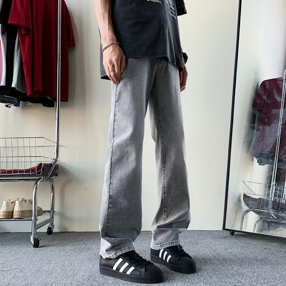 Japanese Brand × Jean Retro casual straight leg wide leg jeans Size US 32 / EU 48 - 4 Thumbnail