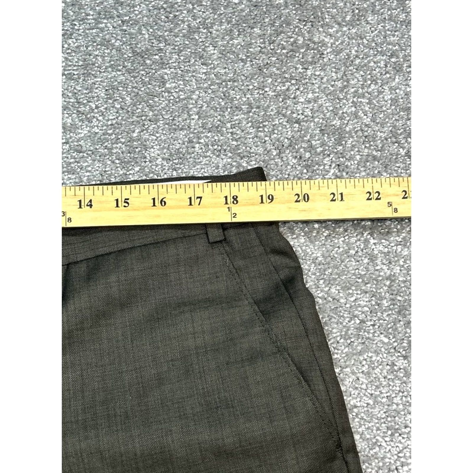 Ralph Lauren Lauren Ralph Lauren Dress Pants Men 38 Gray Wool Mid Rise Straight Pants Regular Gray Size US 38 / EU 54 - 4 Thumbnail