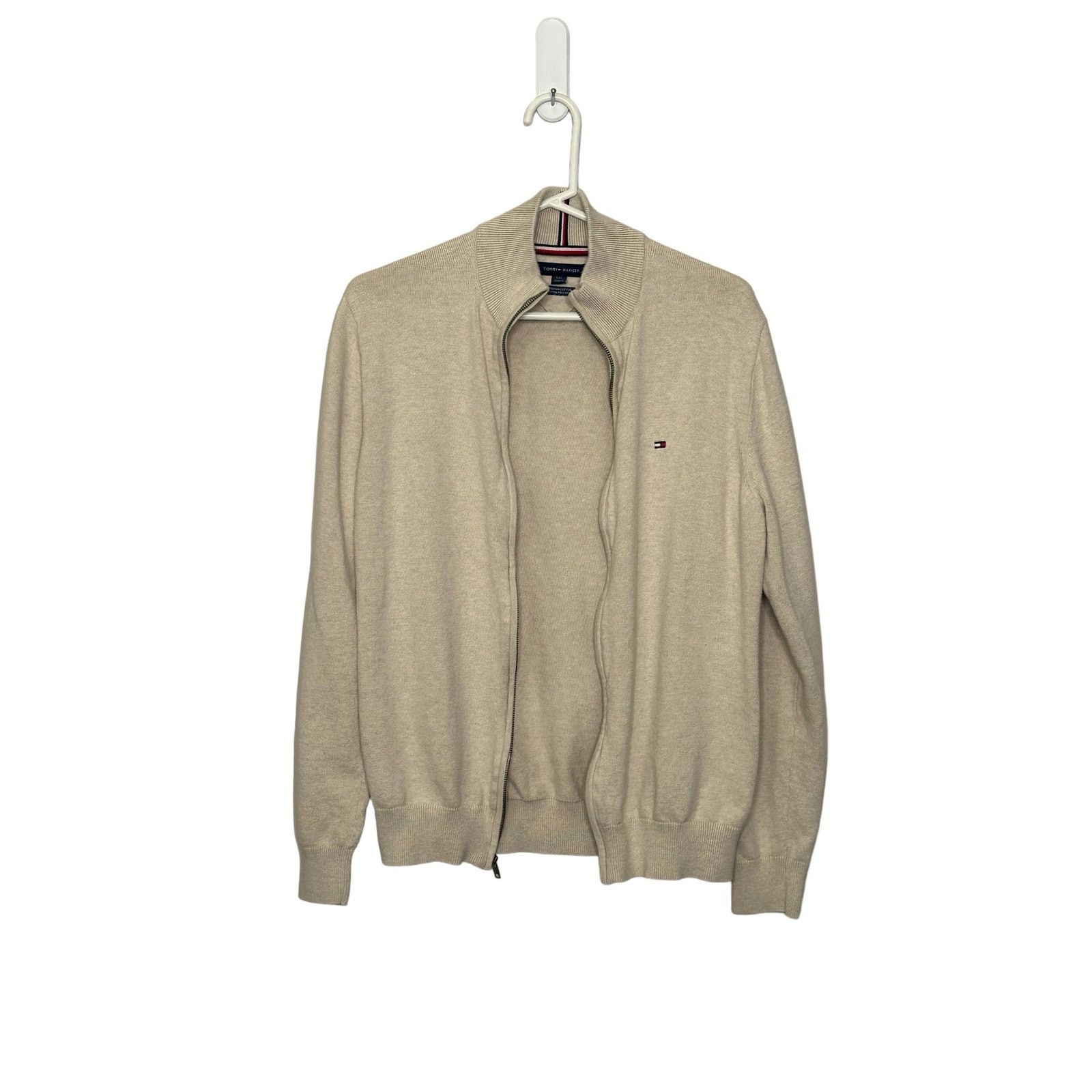 Tommy Hilfiger Tommy Hilfiger long sleeves knit jacket size Large Size US L / EU 52-54 / 3 - 7 Thumbnail