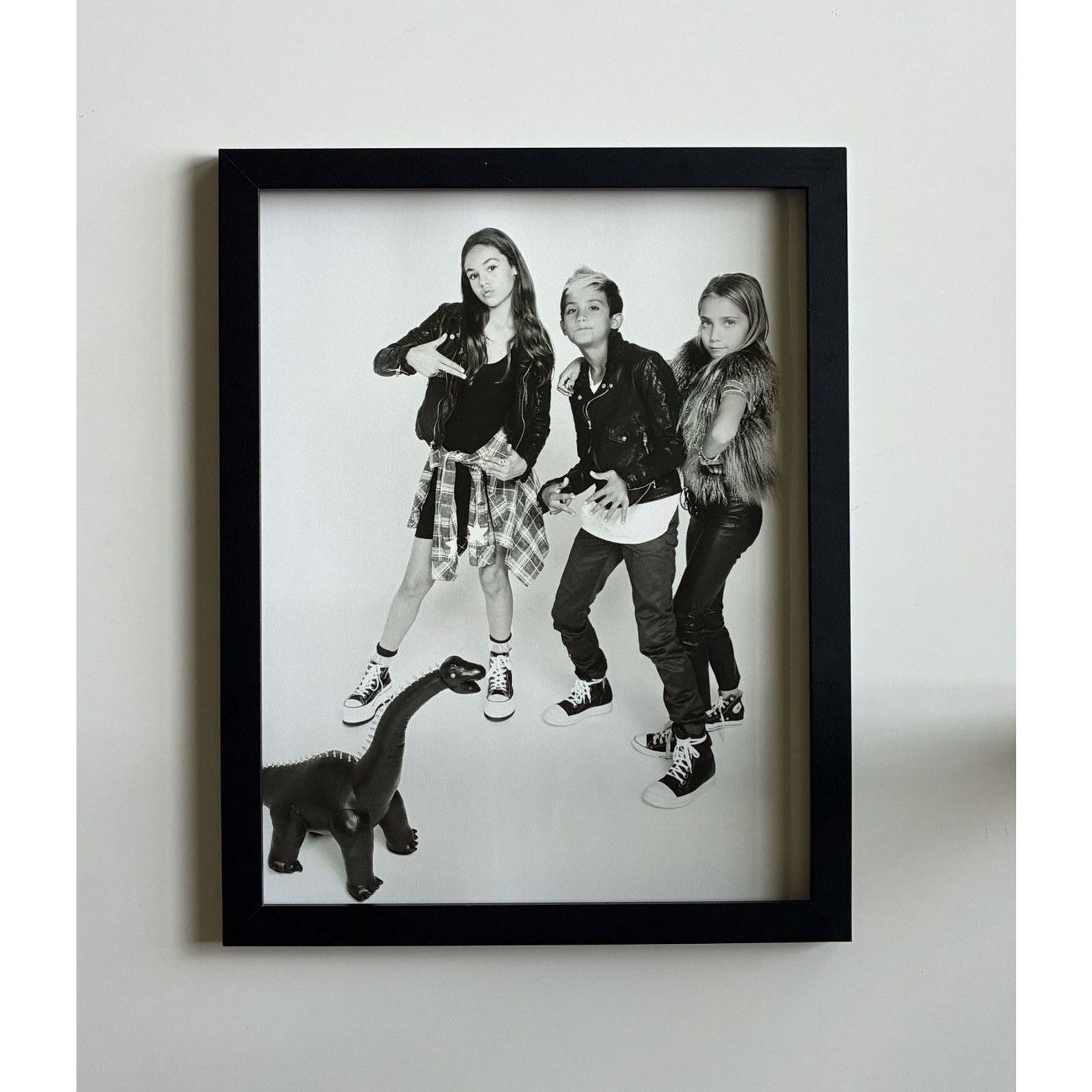 Chrome Hearts × Vintage Chrome Hearts black/white photo Poster framed 9x11 Size ONE SIZE - 1 Thumbnail