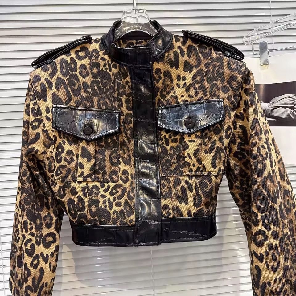 Other Leopard Streetwear Punk Design Spice Girl Printed Jacket Size S / US 4 / IT 40 - 4 Thumbnail