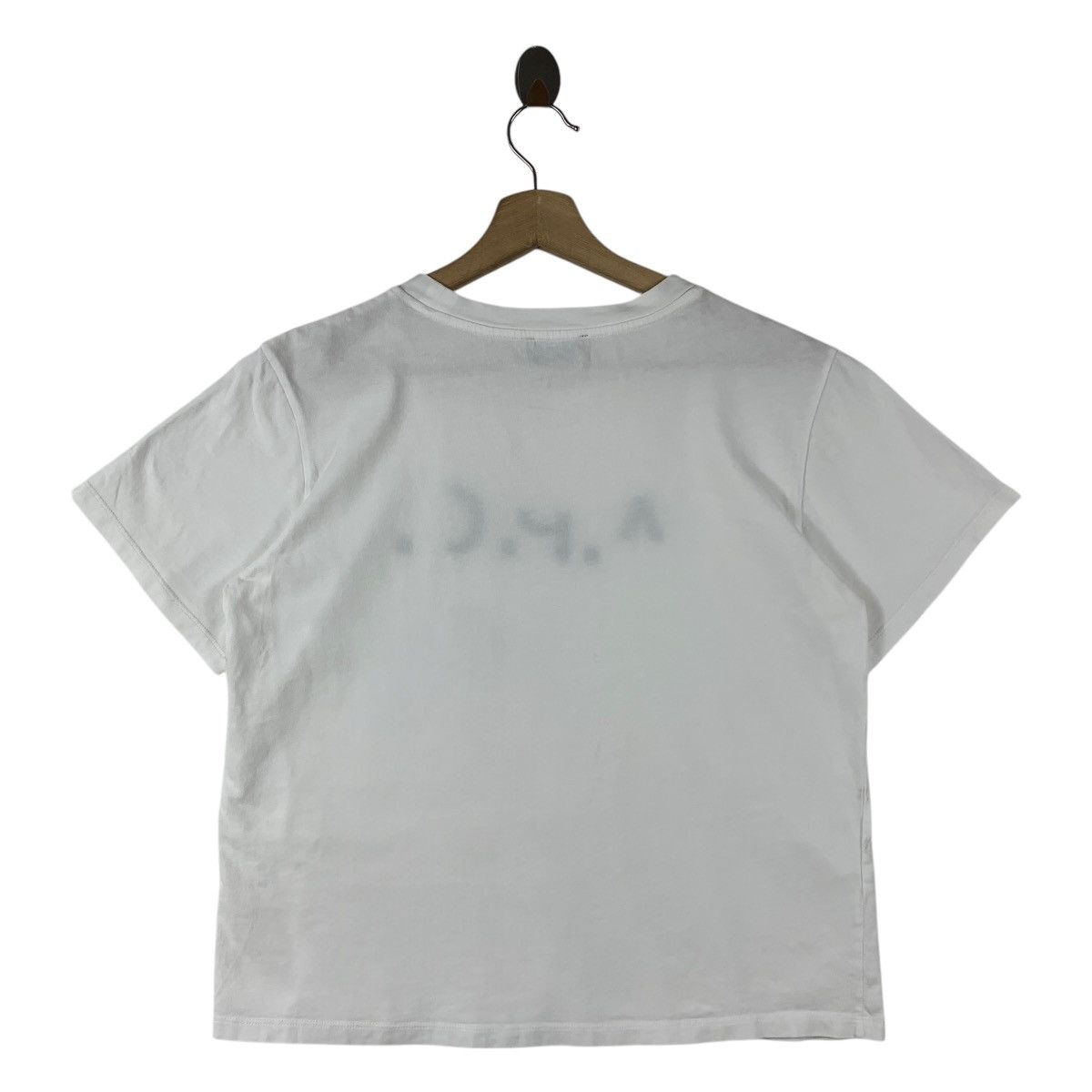 A.P.C. × Japanese Brand APC Rue madame paris big spellout designer tee Size US M / EU 48-50 / 2 - 4 Thumbnail