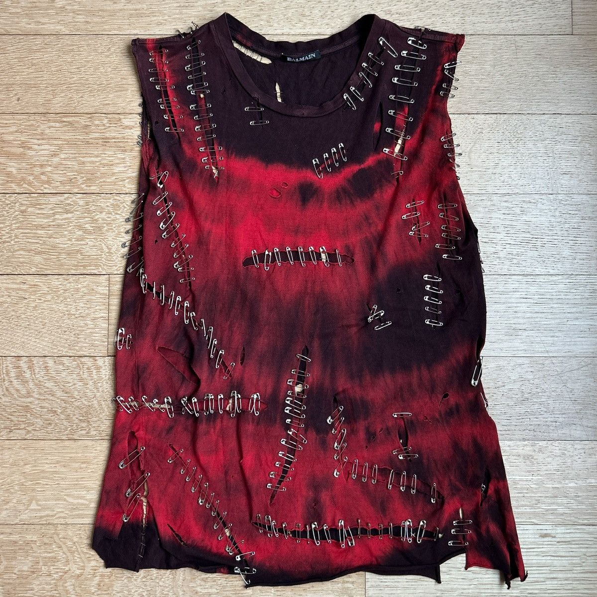 balmain SS11 チェック半袖シャツ　Decarnin サイズ38 balmain SS11 チェック半袖シャツ Decarnin サイズ38 Balmain