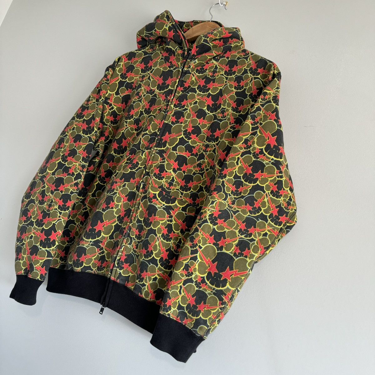 Bape × Kaws Bape x Kaws Skullsta Full Zip Hoodie Size US M / EU 48-50 / 2 - 4 Thumbnail