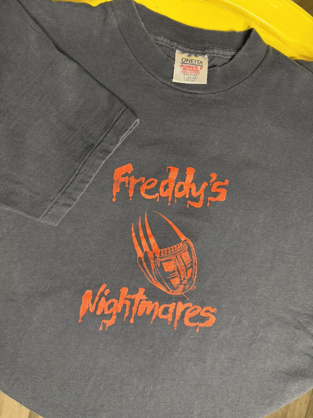 Vintage 1989 Freddy Krueger single stitch T-shirt Size US M / EU 48-50 / 2 - 3 Thumbnail