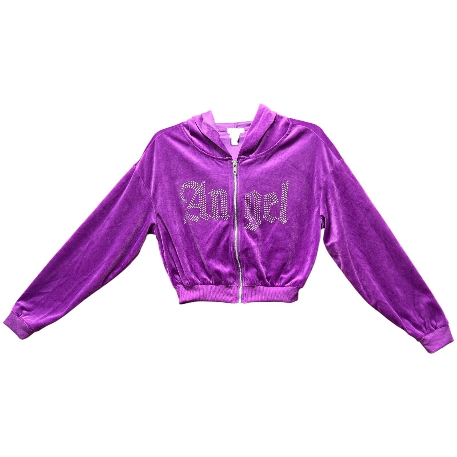 rue21 Rue 21 - Women's Long Sleeve Hooded Sweater - Purple - Small Size S / US 4 / IT 40 - 1 Thumbnail
