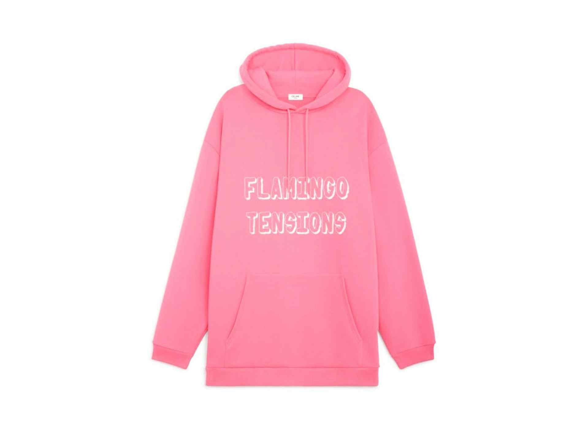 image of Celine Flamingo Tensions Hoodie in Pink, Men's (Size XS)