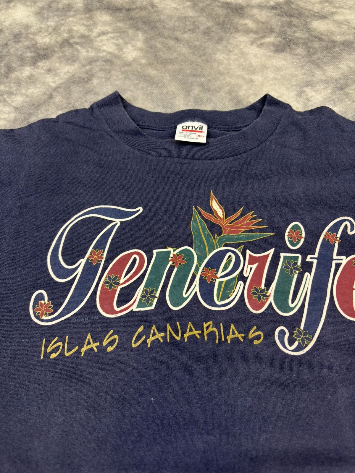 Vintage Vintage 90s Tenerife Summer Holidays graphic t shirt skate Size US XL / EU 56 / 4 - 2 Thumbnail